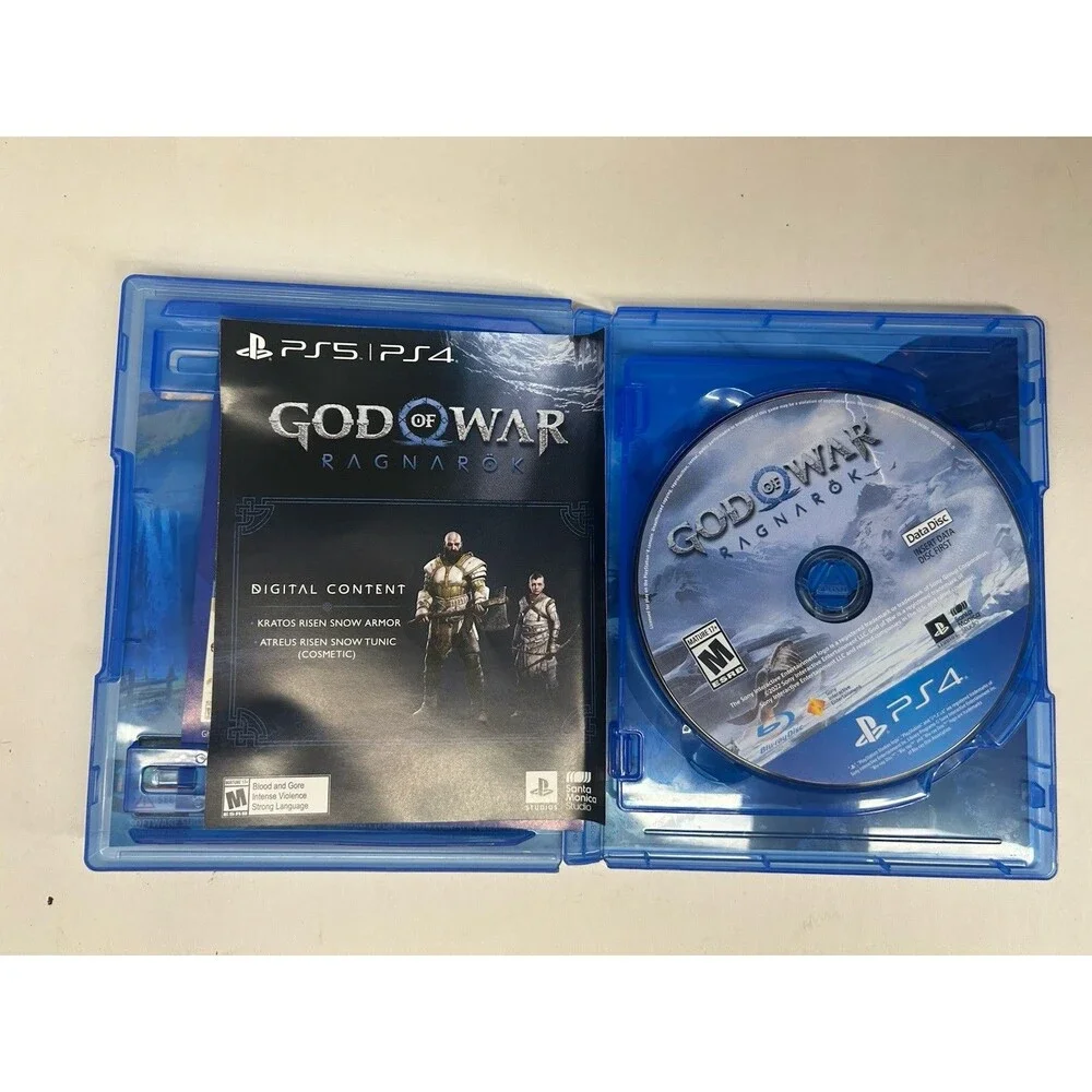 God of War Ragnarok Sony Playstation 4 PS4 Video Game